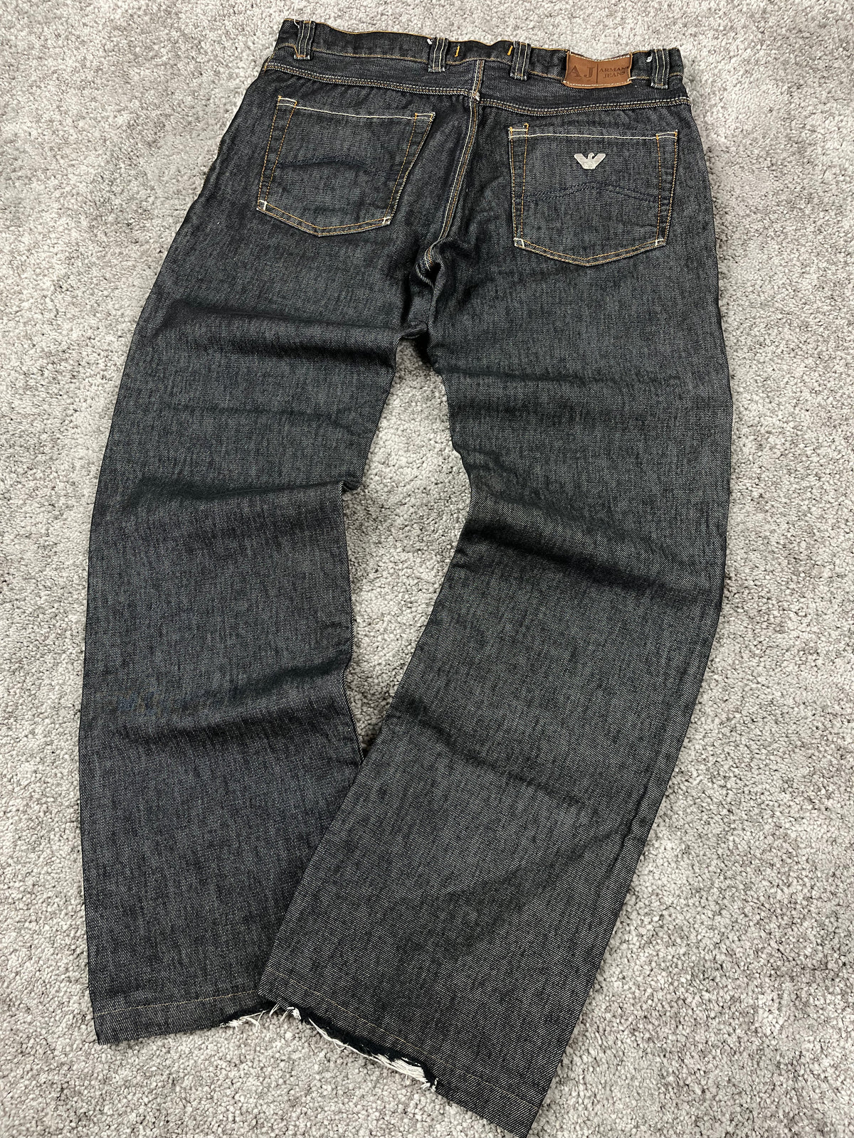 Armani Jeans Raw Denim Jeans Vintage Y2K 2000S "Raw Denim" (32/42)