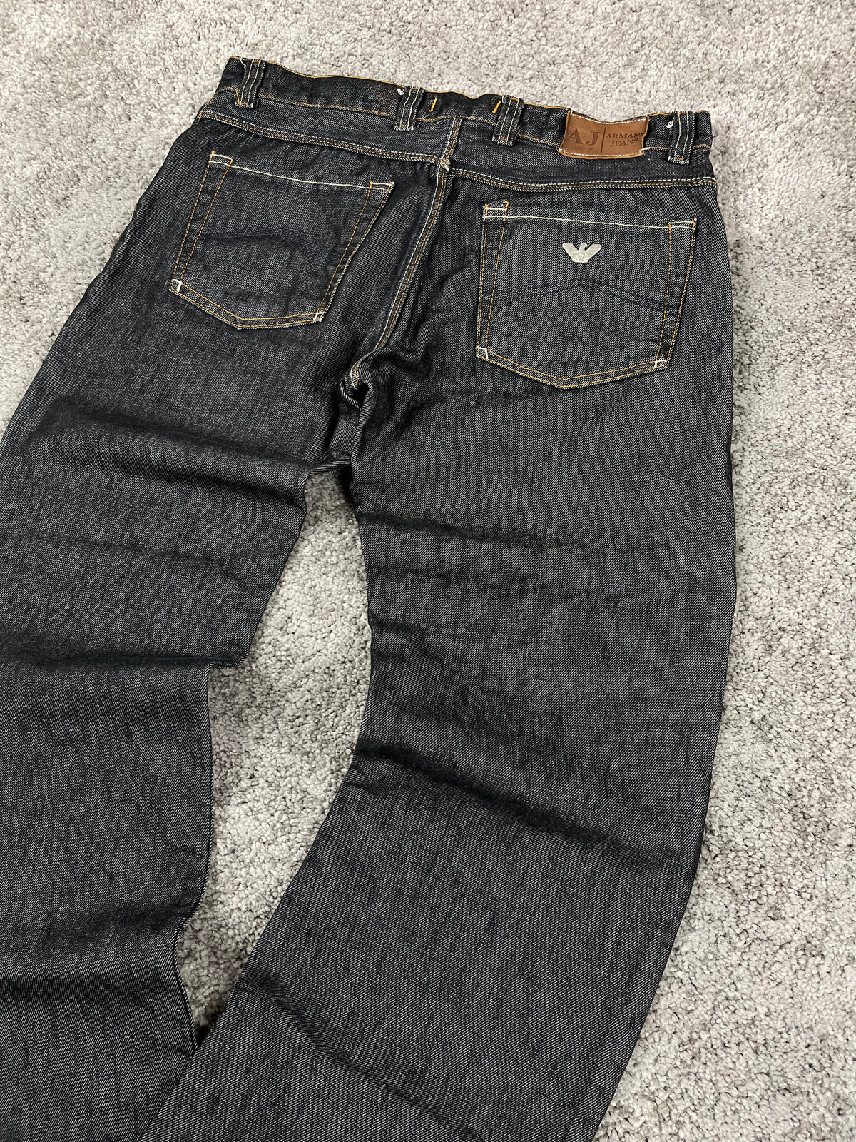 Armani Jeans Raw Denim Jeans Vintage Y2K 2000S "Raw Denim" (32/42)