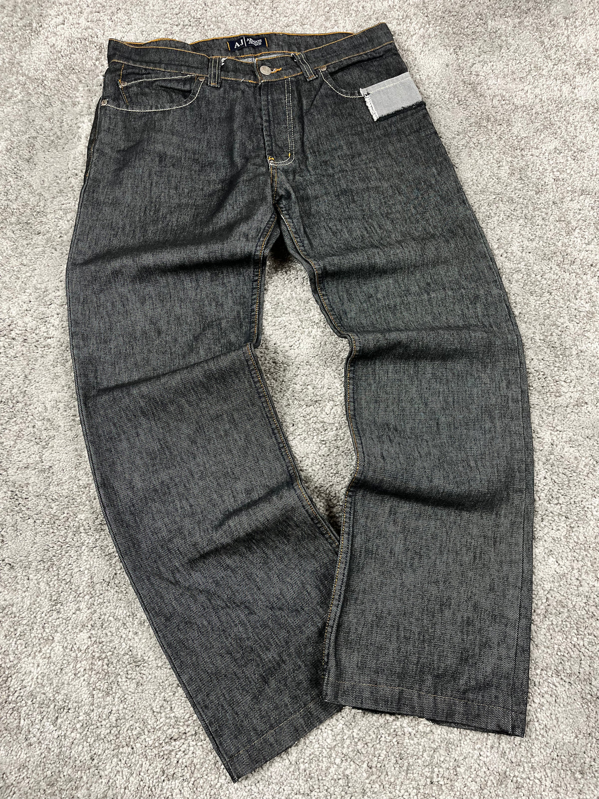 Armani Jeans Raw Denim Jeans Vintage Y2K 2000S "Raw Denim" (32/42)