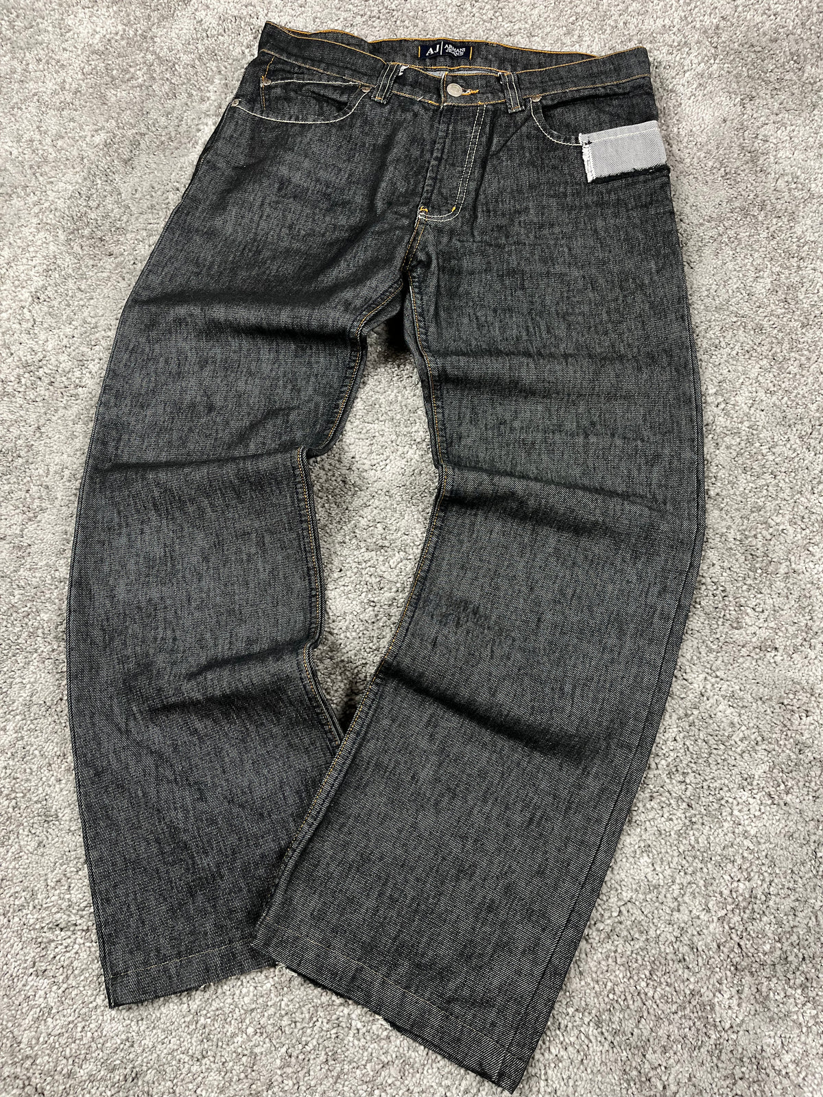 Armani Jeans Raw Denim Jeans Vintage Y2K 2000S "Raw Denim" (32/42)