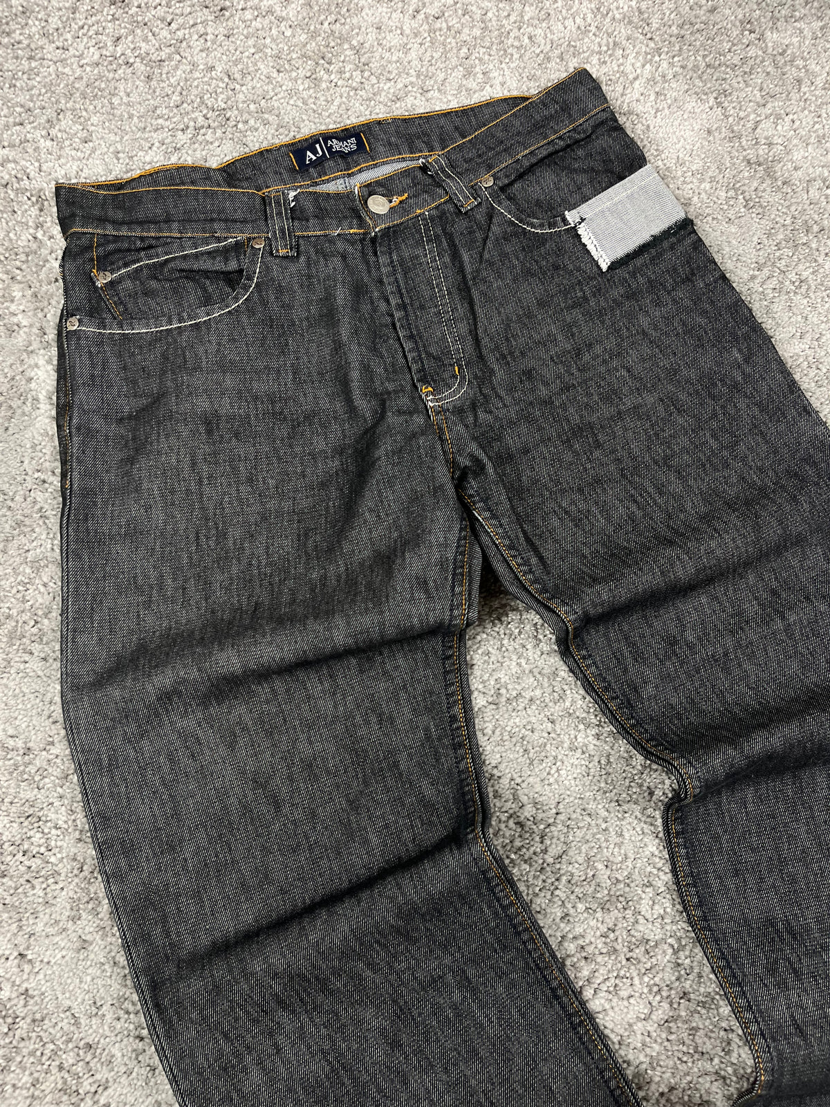 Armani Jeans Raw Denim Jeans Vintage Y2K 2000S "Raw Denim" (32/42)