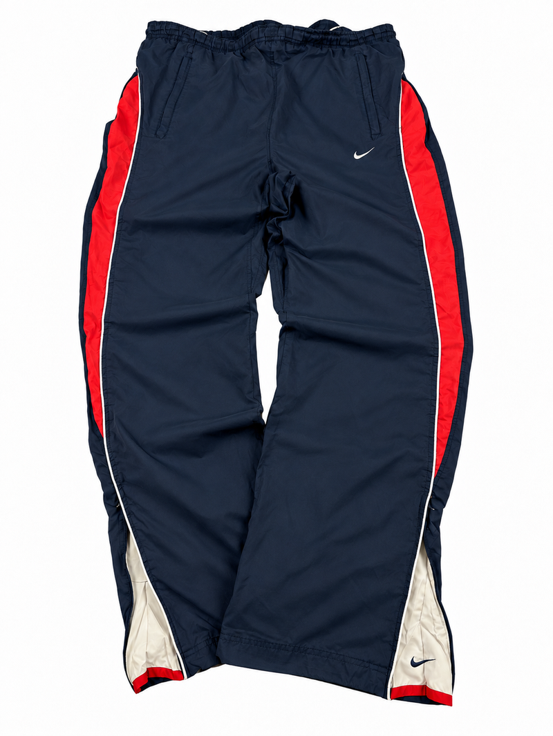 Pantalón deportivo Nike vintage Y2K años 2000 "Azul marino/Rojo" (XL)