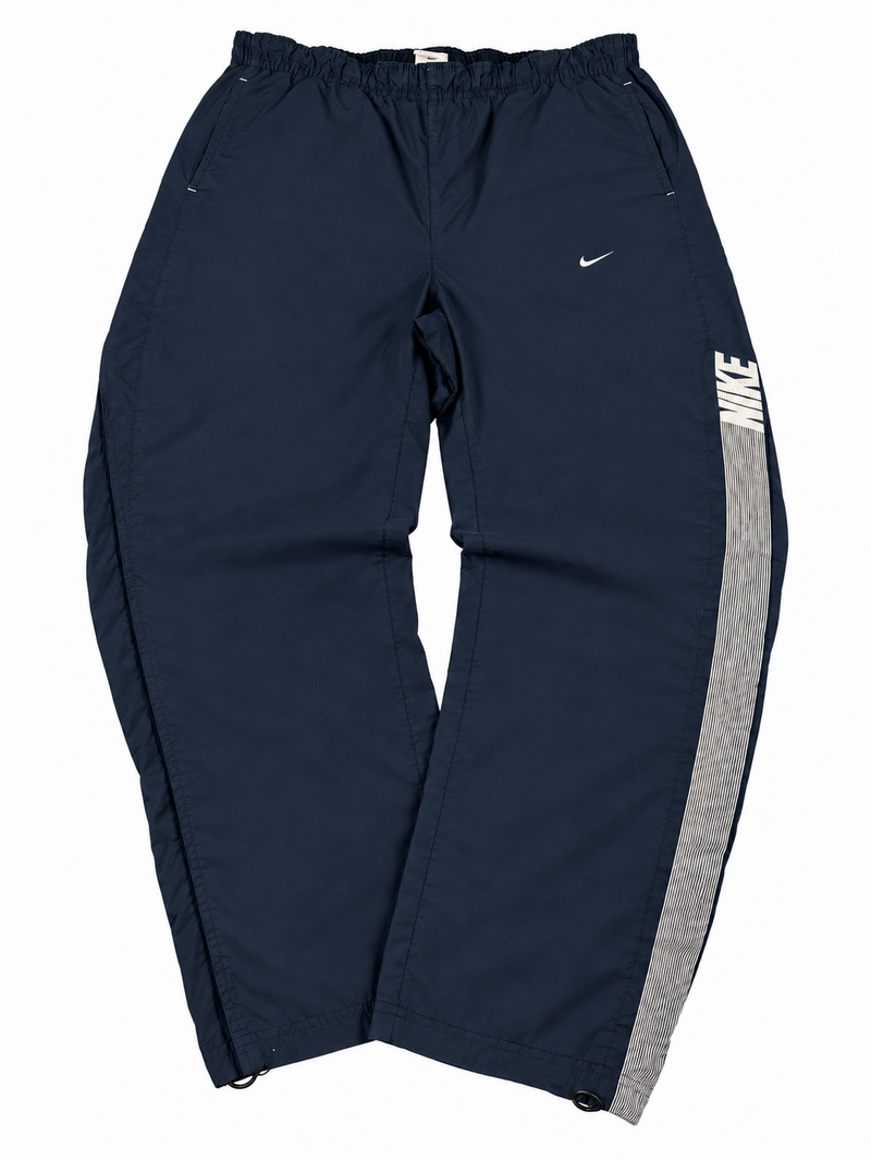 Pantalón deportivo Nike vintage Y2K años 2000 «Azul marino/Blanco» (L)