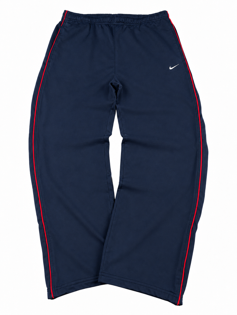 Pantalón deportivo Nike vintage Y2K años 2000 «azul marino/rojo» (XL)