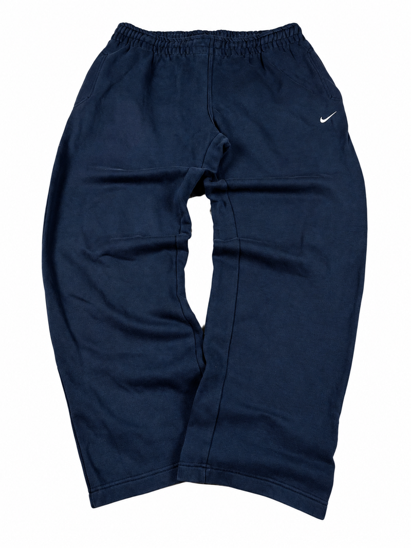 Pantalón deportivo Nike vintage Y2K años 2000 «Azul marino/Blanco» (L)