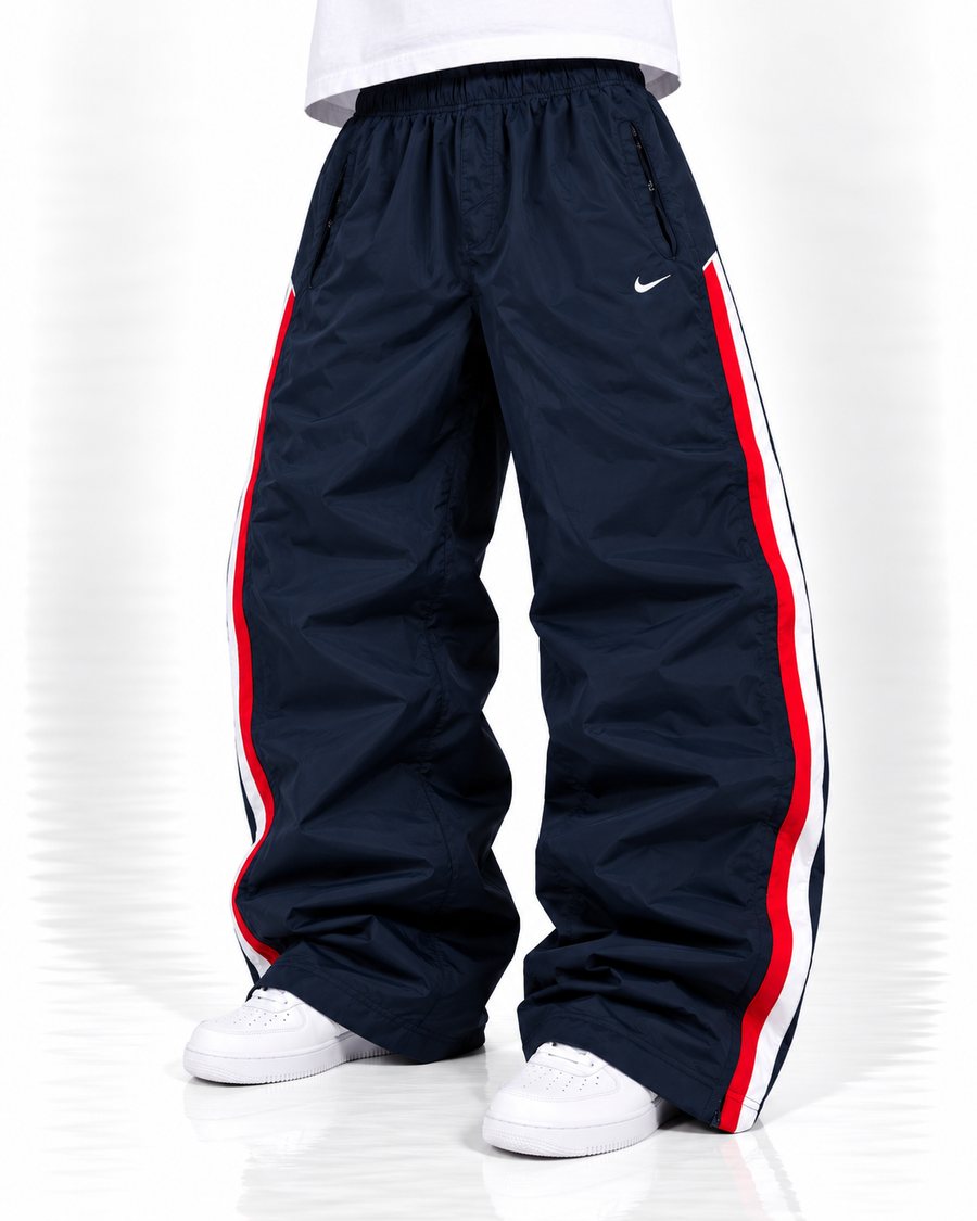 Nike Trackpant Vintage Y2K 2000s "Navy/White/Red" (L)