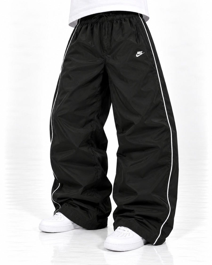Nike Trackpant Vintage Y2K 2000s "Black/White" (L)