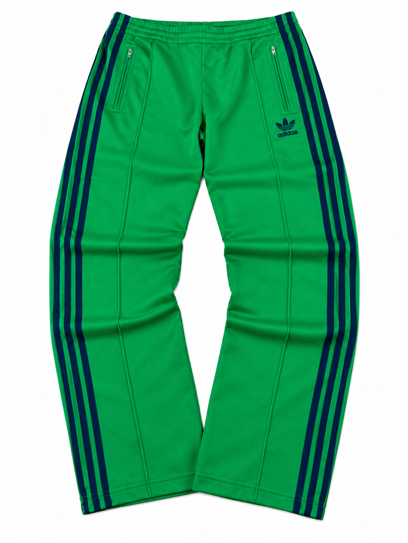 Adidas 3 Stripes Trackpant Vintage Y2K 2000s "Green/Navy" (S)