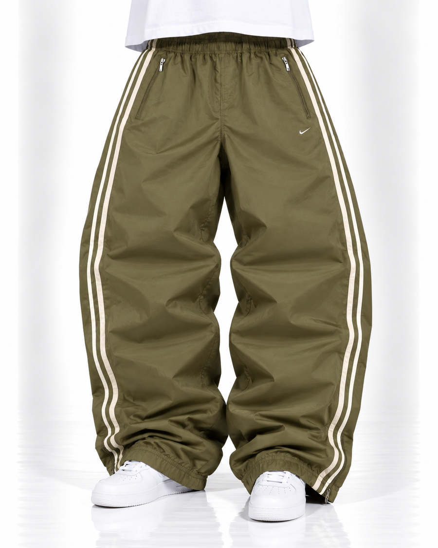 Nike Trackpant Vintage Y2K 2000s "Green/White" (S)