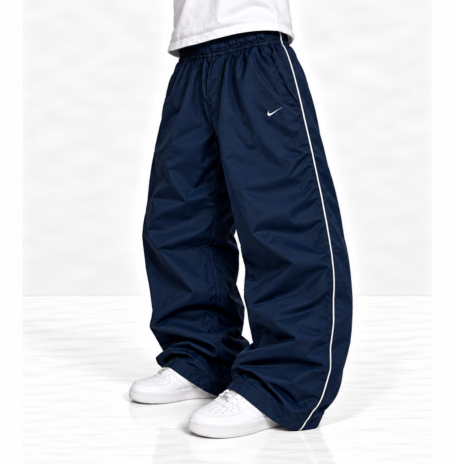 Nike Trackpant Vintage Y2K 2000s "Navy/White" (M)