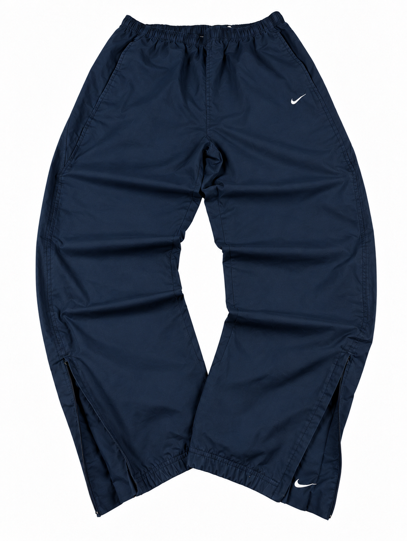 Pantalón deportivo Nike vintage Y2K años 2000 «Azul marino/Blanco» (L)