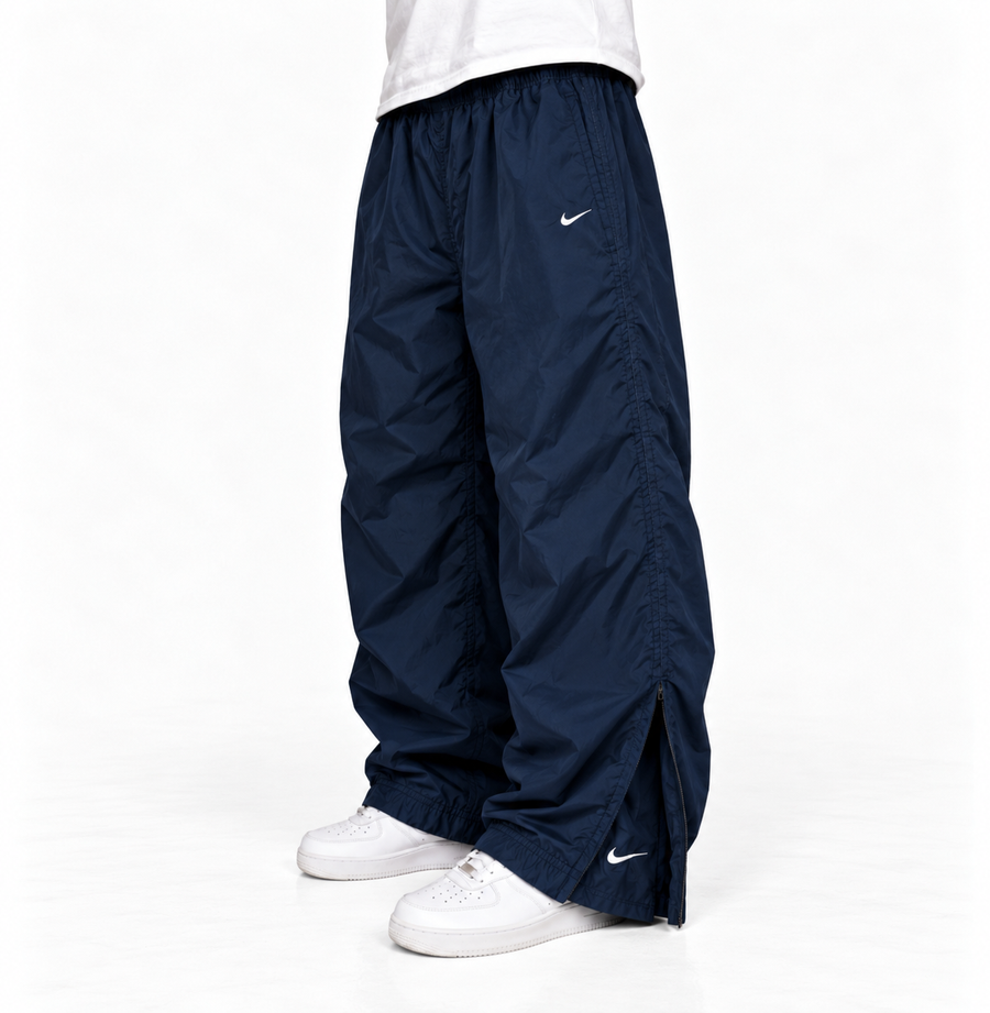 Nike Trackpant Vintage Y2K 2000s "Navy/White" (L)