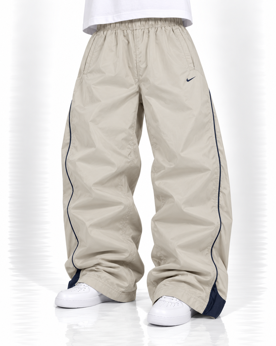 Nike Trackpant Vintage Y2K 2000s "Beig/Gray" (L)