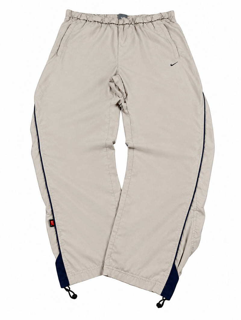 Pantalón deportivo Nike vintage Y2K años 2000 «beige/gris» (XL)