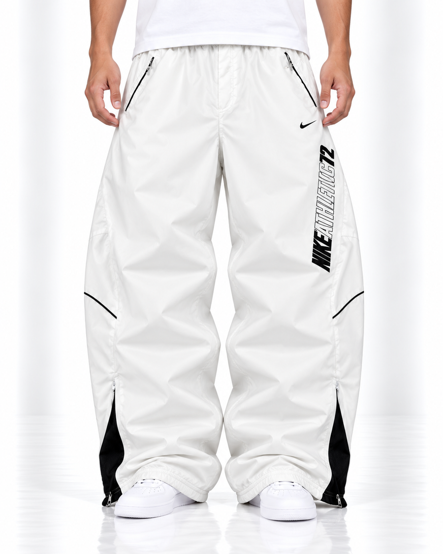 Nike Trackpant Vintage Y2K 2000s "Black/White" (XL)