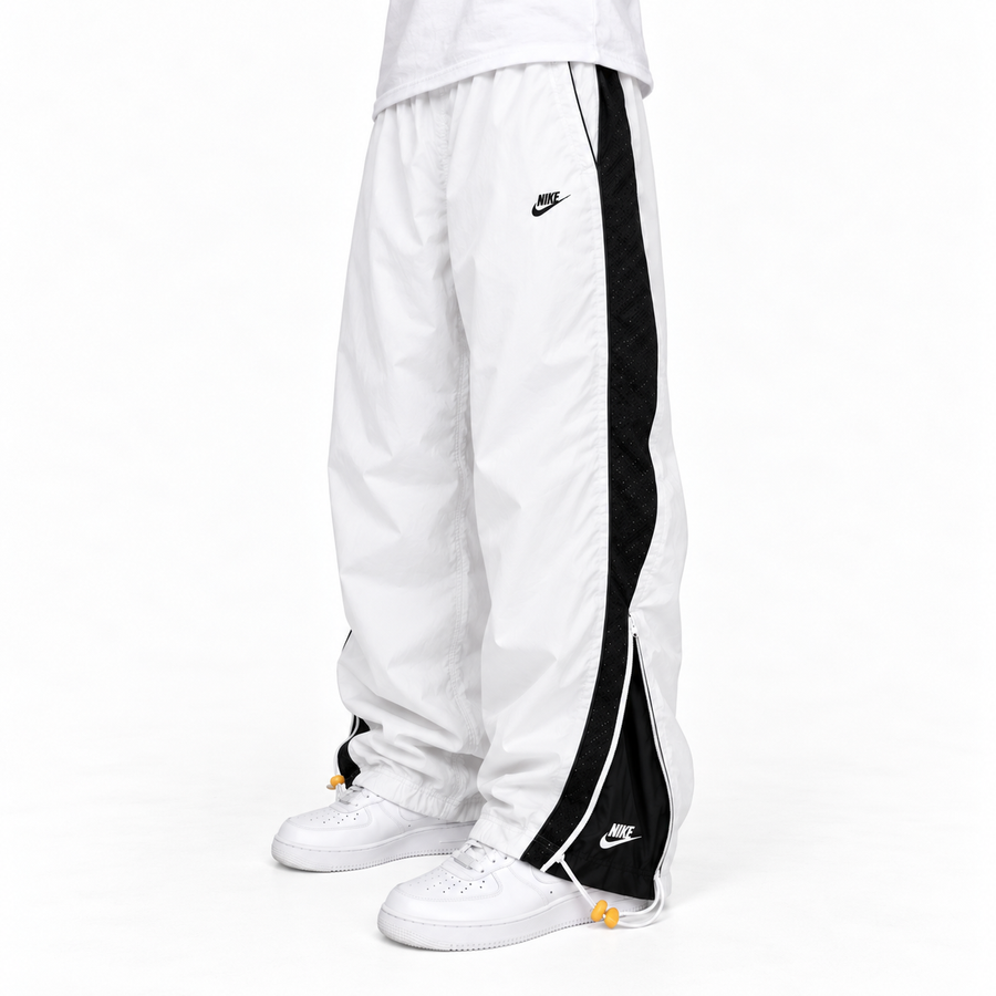 Nike Trackpant Vintage Y2K 2000s "White/Black" (S)