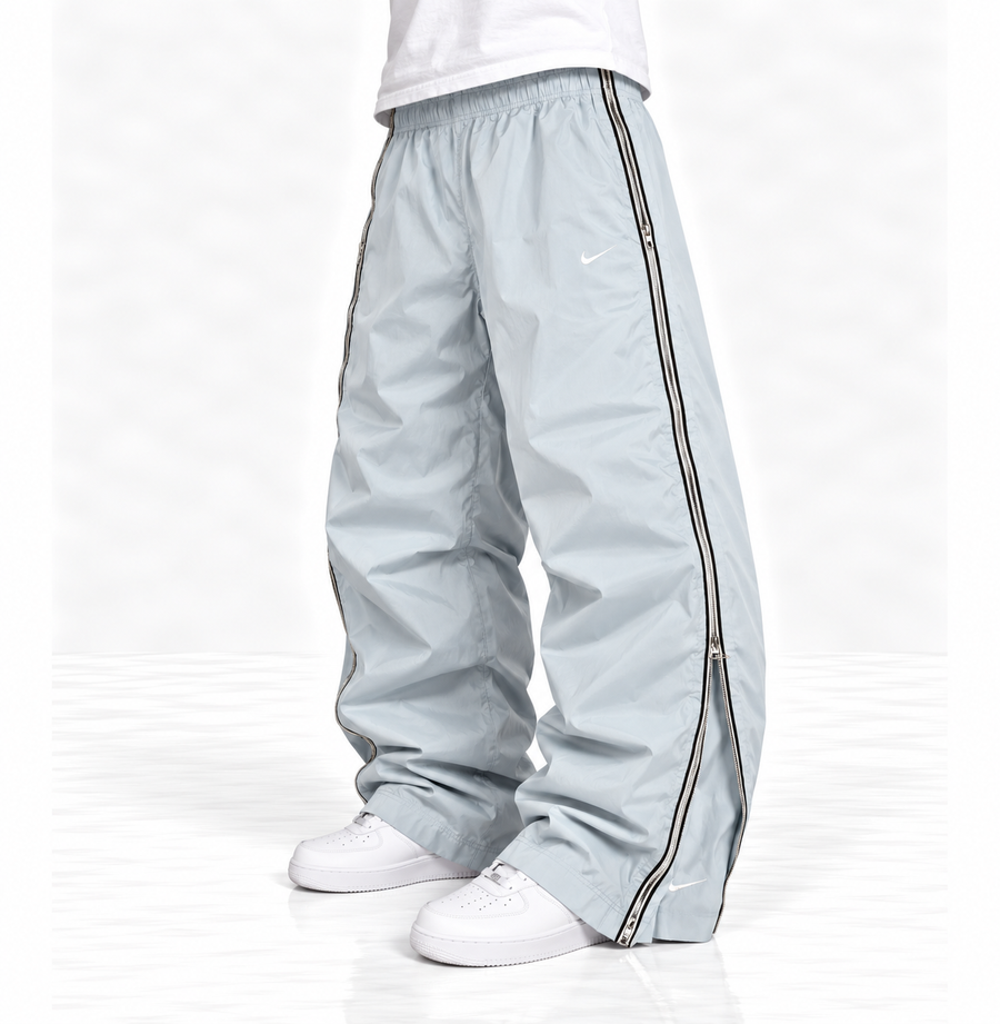 Nike Trackpant Vintage Y2K 2000s "Baby Blue/White" (L)