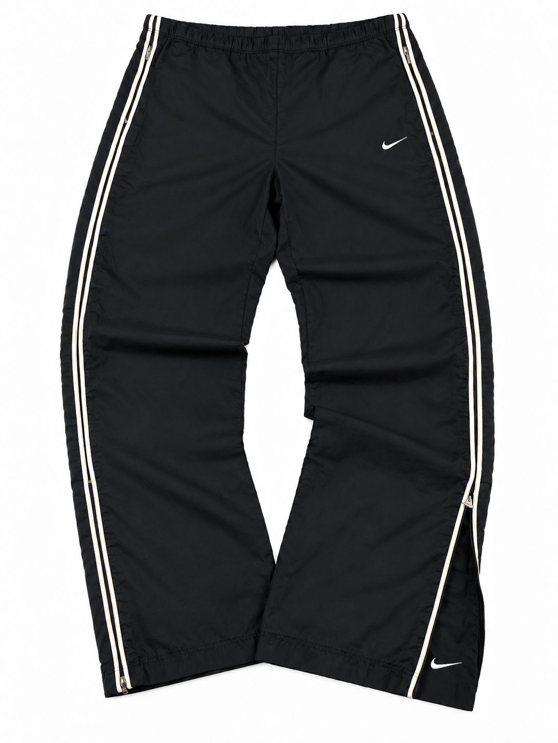 Nike Trackpant Rare Vintage Y2K 2000s "Black/White" (M)