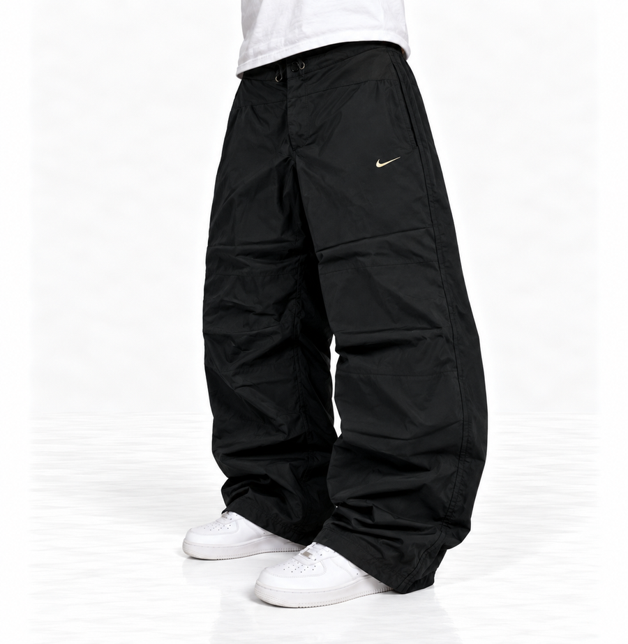 Nike Trackpant Vintage Y2K 2000s "Black/Gold" (S)