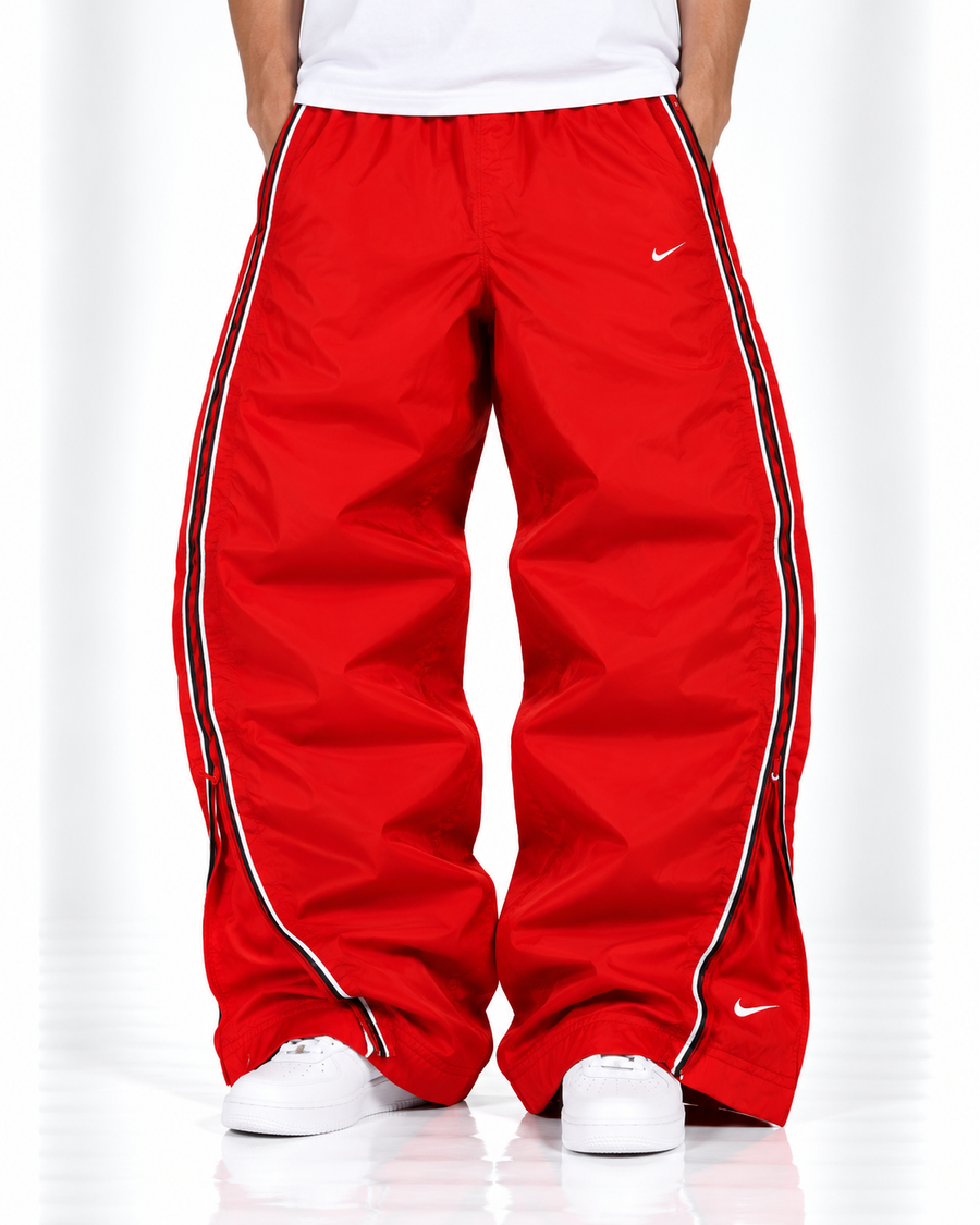 Nike Trackpant Vintage Y2K 2000s "Red/White" (L)
