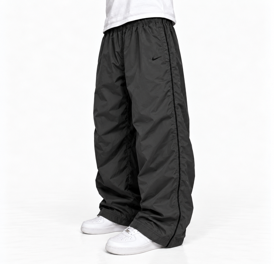 Nike Trackpant Vintage Y2K 2000s "Gray/Black" (L)