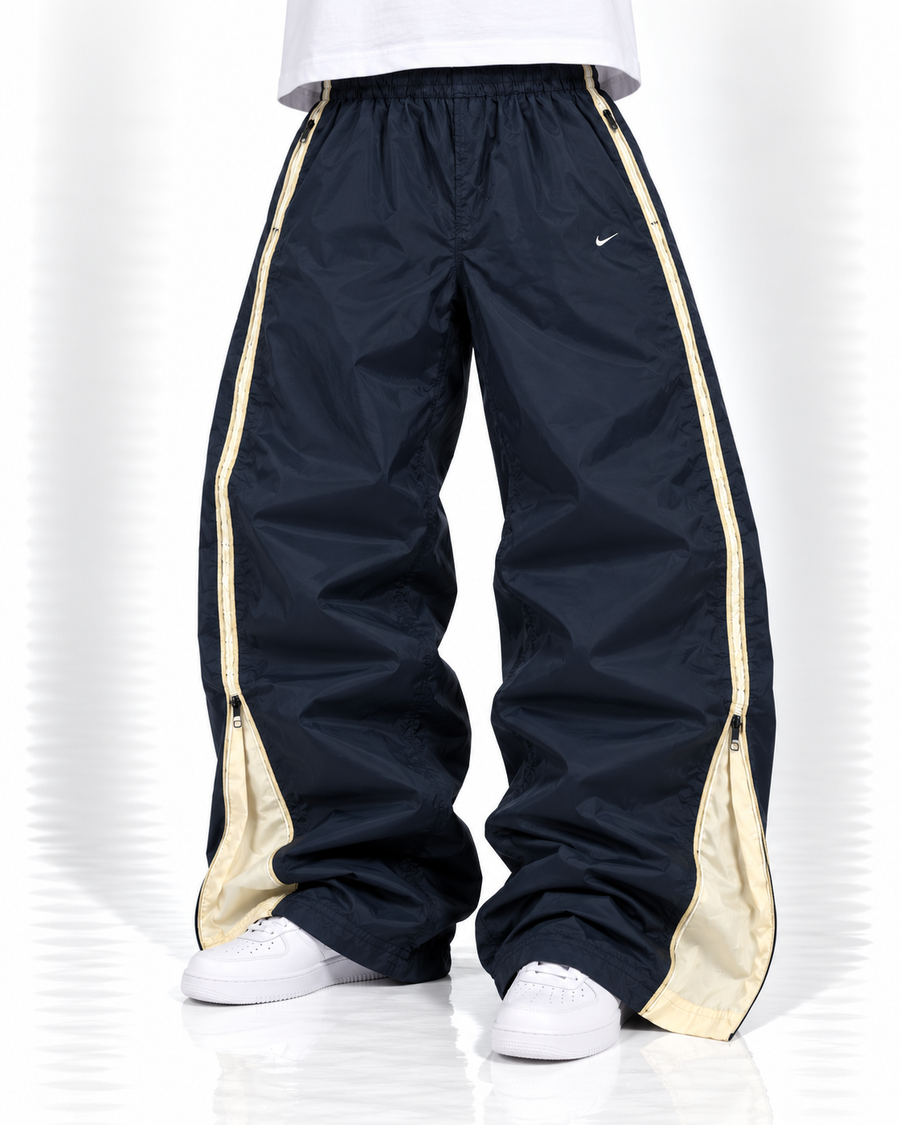 Nike Trackpant Vintage Y2K 2000s "Navy/Beig" (S)