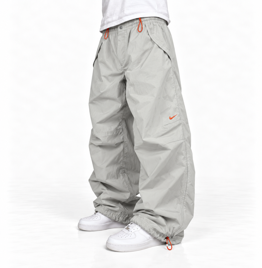 Nike Trackpant Vintage Y2K 2000s "Gray/Orange" (S)
