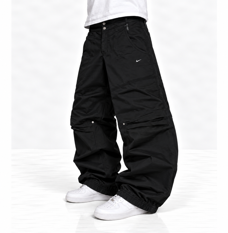 Nike Trackpant Vinatage Y2K 2000s Black (L)