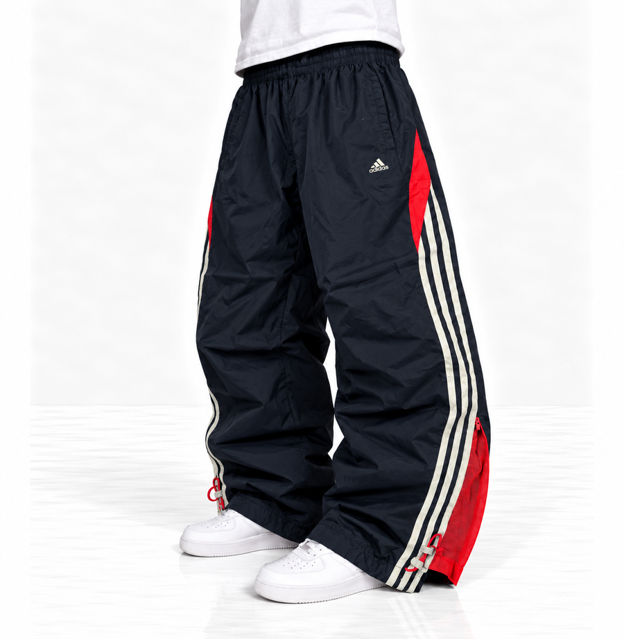 Adidas Trackpant Vintage Y2K 2000s "Navy/White/Red" (XXL)