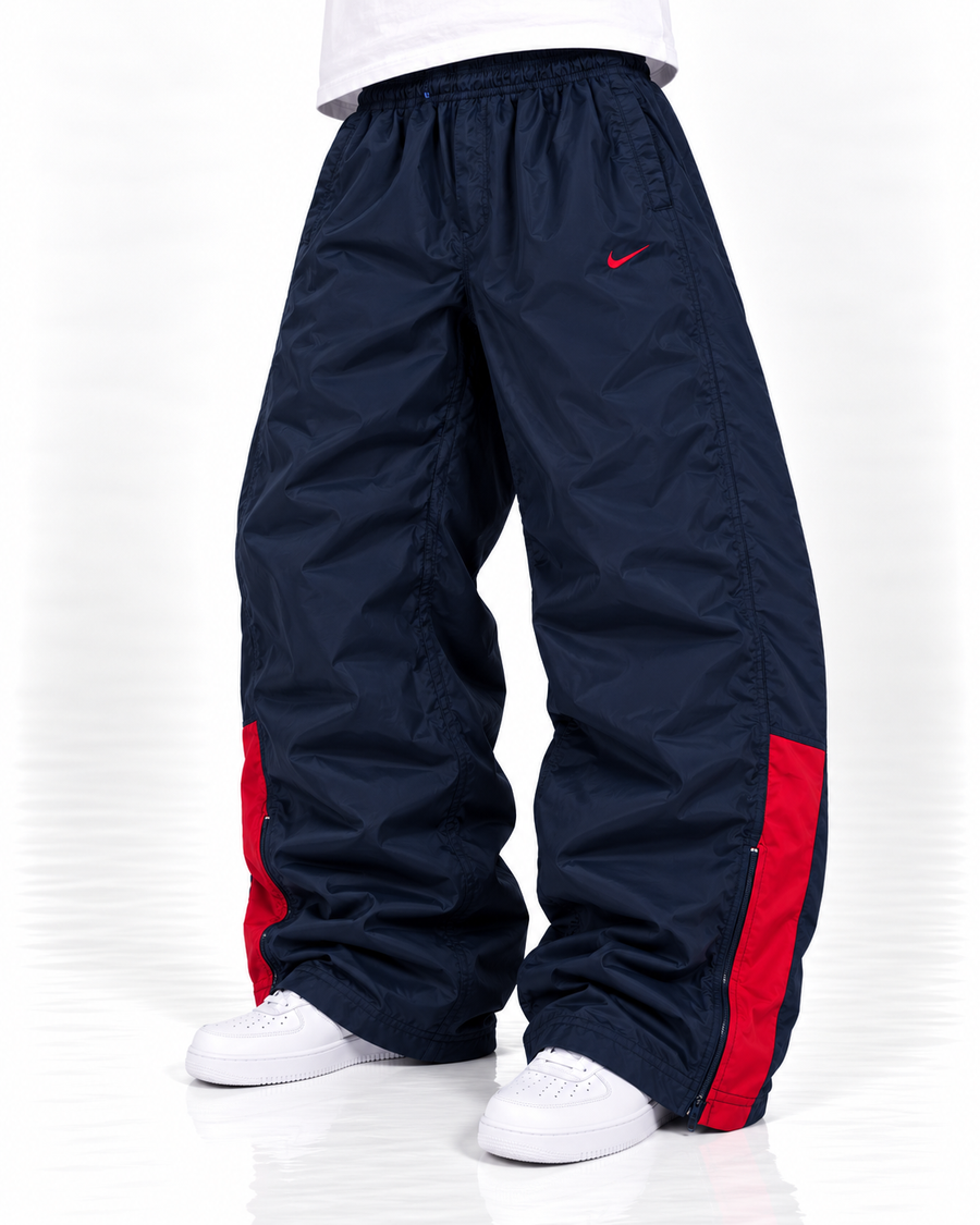 Nike Trackpant Vintage Y2K 2000s "Navy/Red" (L)