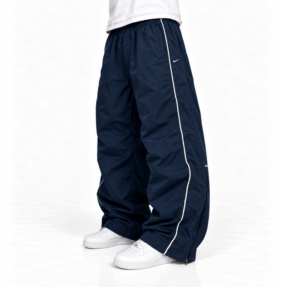 Nike Trackpant Vintage Y2K 2000s "Navy/White" (L)