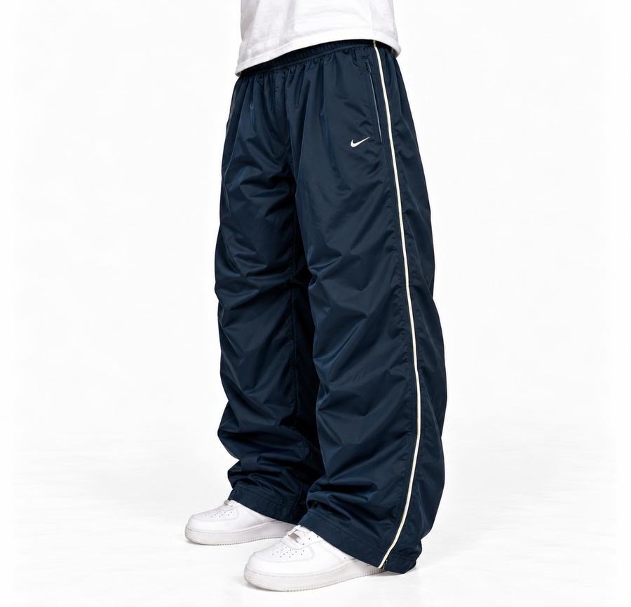 Nike Trackpant Vintage Y2K 2000s "Blue/White" (L)