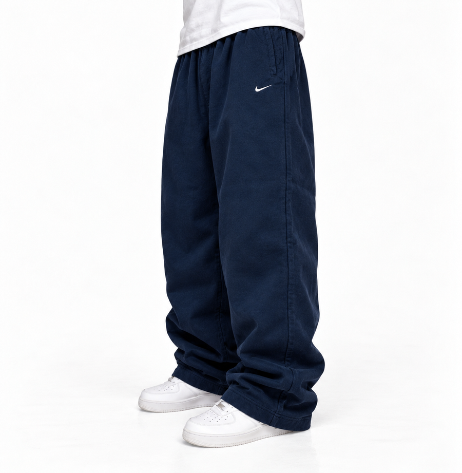 Nike Trackpant Vintage Y2K 2000s "Navy/White" (L)
