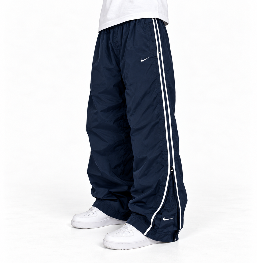 Nike Trackpant Vintage Y2K 2000s "Navy/White" (L)