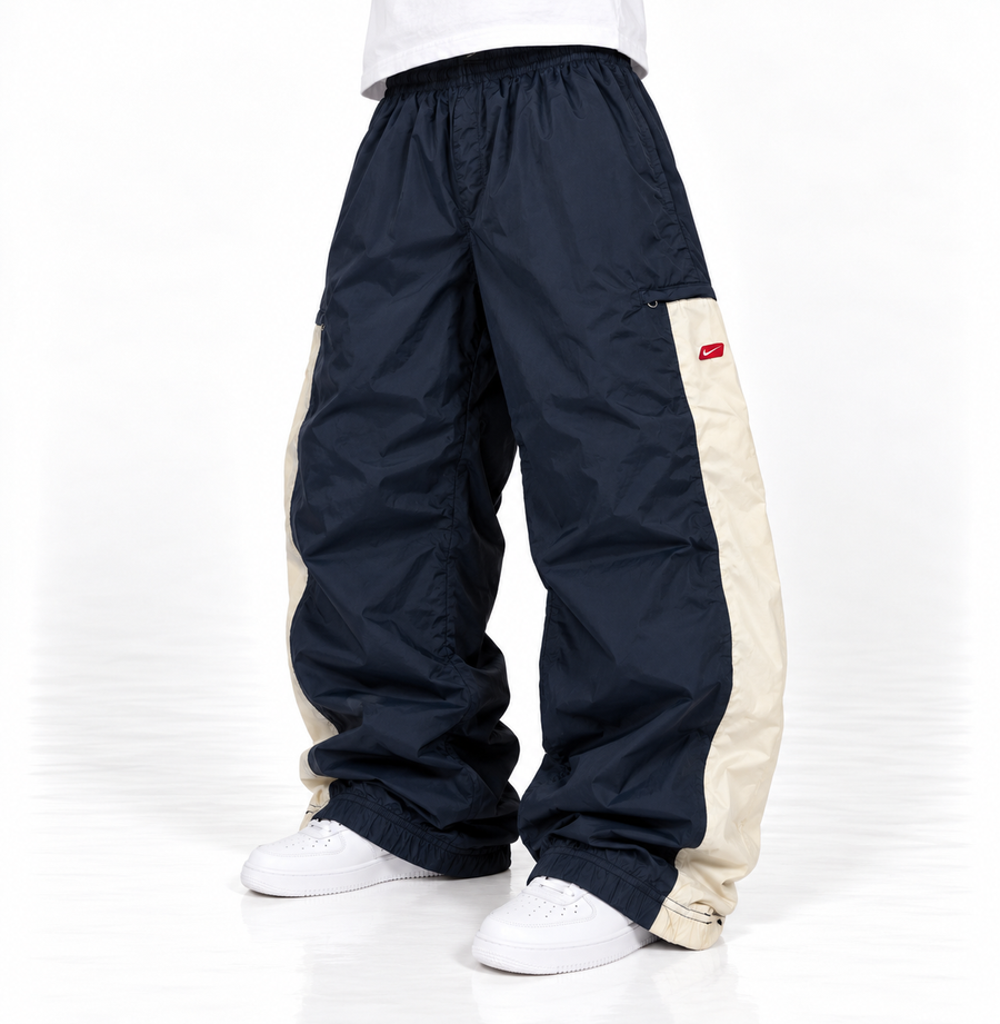Nike Trackpant Vintage Y2K 2000s "Navy/White" (M)