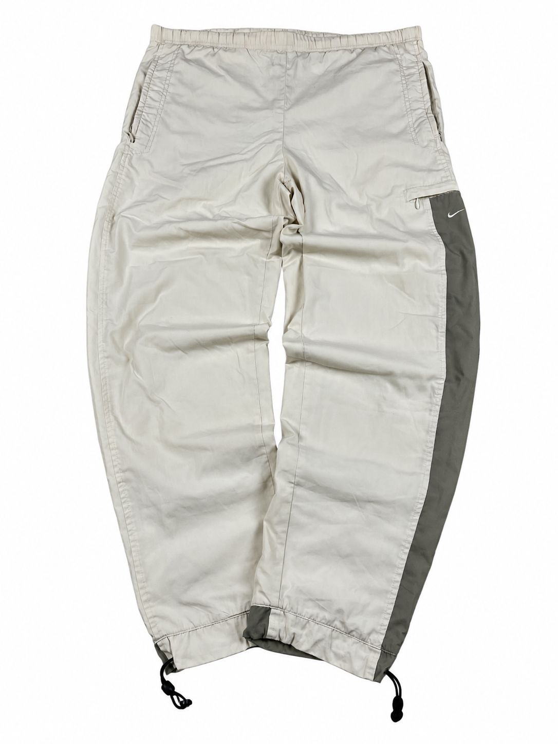 Nike Trackpant Vintage Y2K 2000s "Beig/Green" (S)