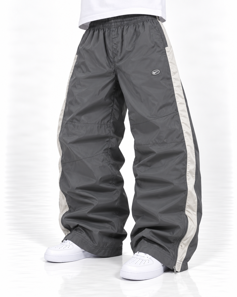 Nike Trackpant Vintage Y2K 2000s "Gray/White" (L)