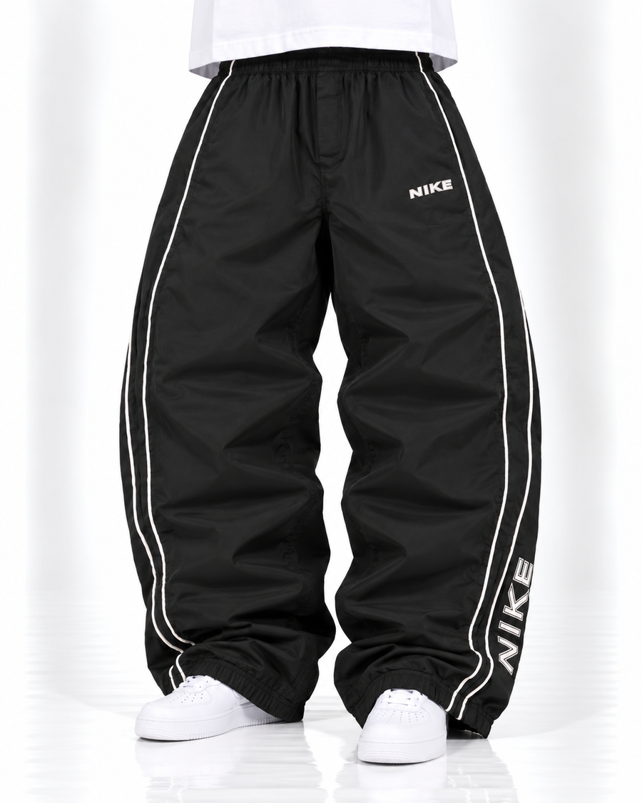 Nike Trackpant Vintage Y2K 2000s "Black/White" (XL)
