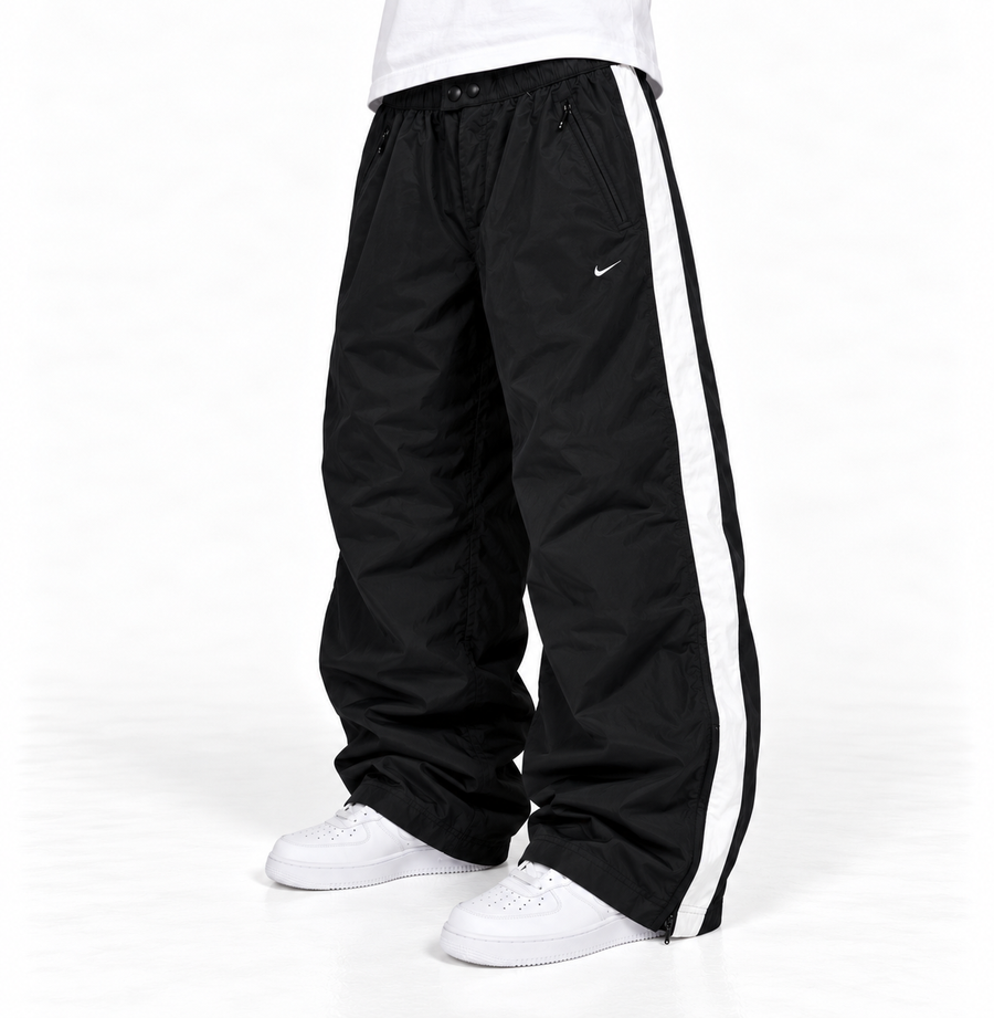 Nike Trackpant Vintage Y2K 2000s "Black/White" (S)