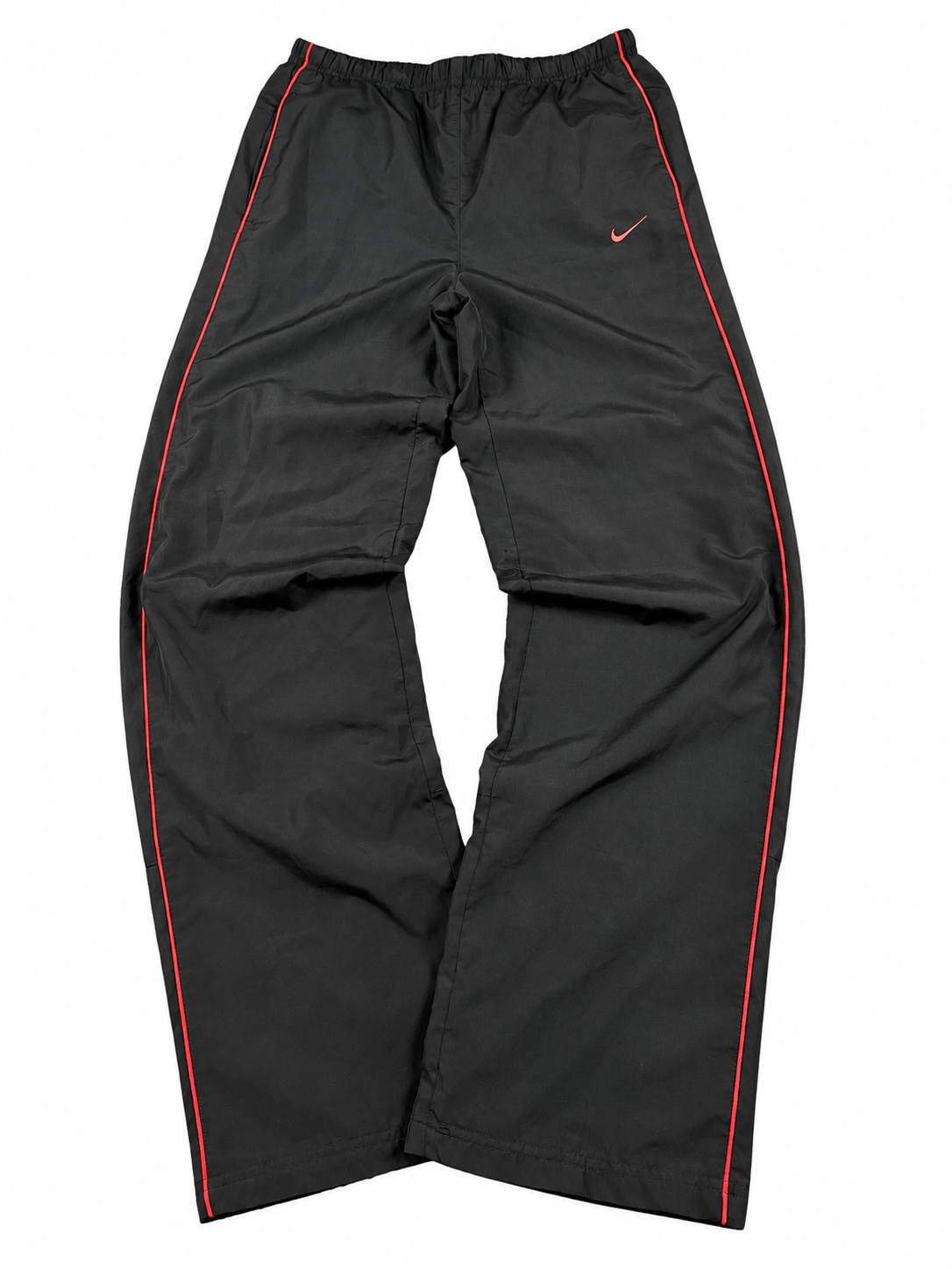 Nike Trackpant Vintage 2000s "Gray/Red" (S)