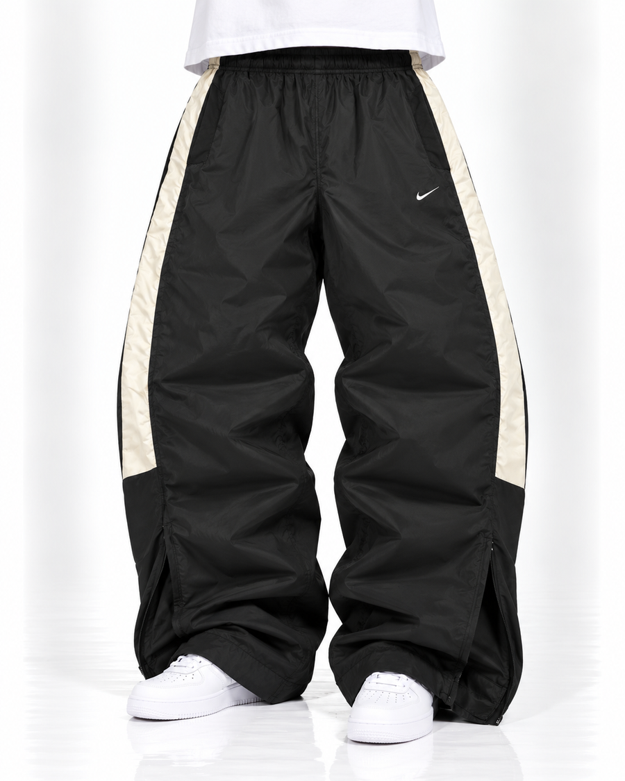 Nike Trackpant Vintage Y2K 2000s "Black/White" (XL)
