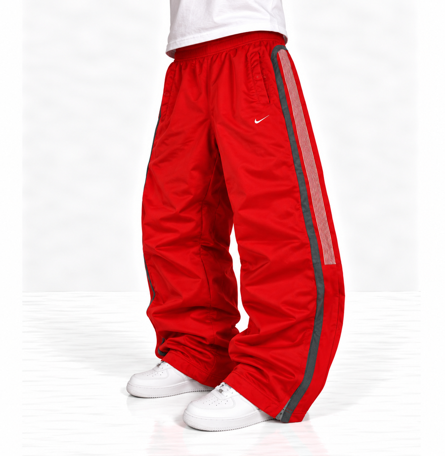Nike Trackpant Vintage Y2K 2000s "Red/White" (L)