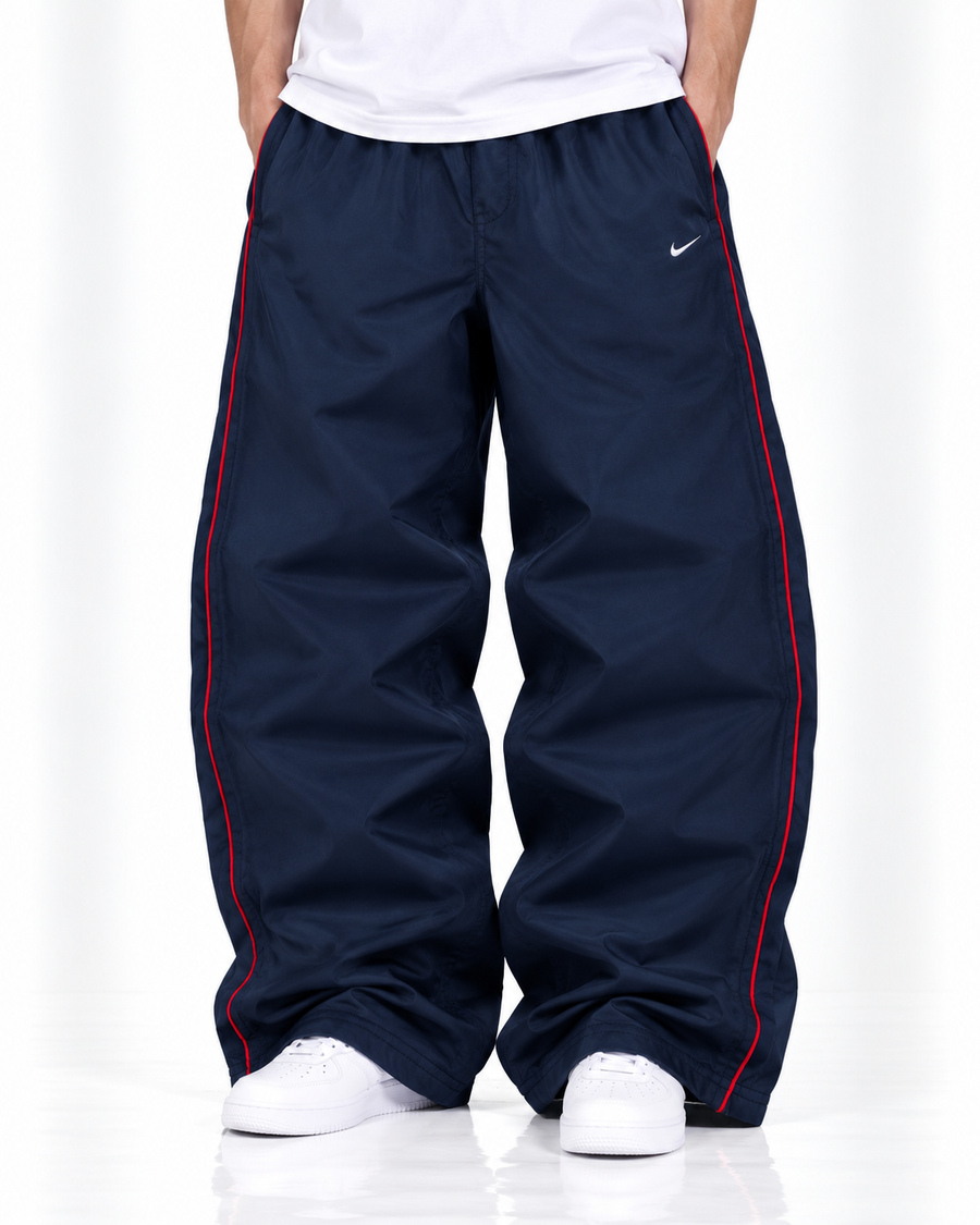 Nike Trackpant Vintage Y2K 2000s "Navy/Red" (XL)