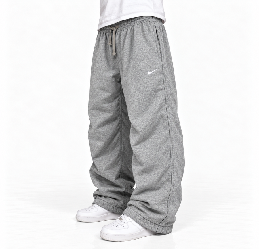 Nike Trackpant Vintage Y2K 2000s "Gray/White" (M)
