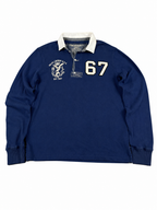 Polo Ralph Lauren Rugby Shirt 67 Vintage Y2K 2000S "Navy/White" (S)