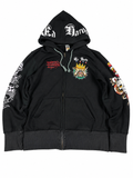 Ed Hardy by Christian Audigier Graphic Sweatshirt Vintage Y2K 2000S "Black" (M)