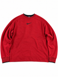 Sudadera con capucha Nike vintage años 2000 "Rojo/Negro" (XL)