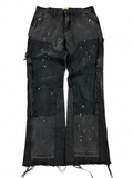 Gallery Dept. Flared Jeans Black "Paint & Patch Detail" (34/44)