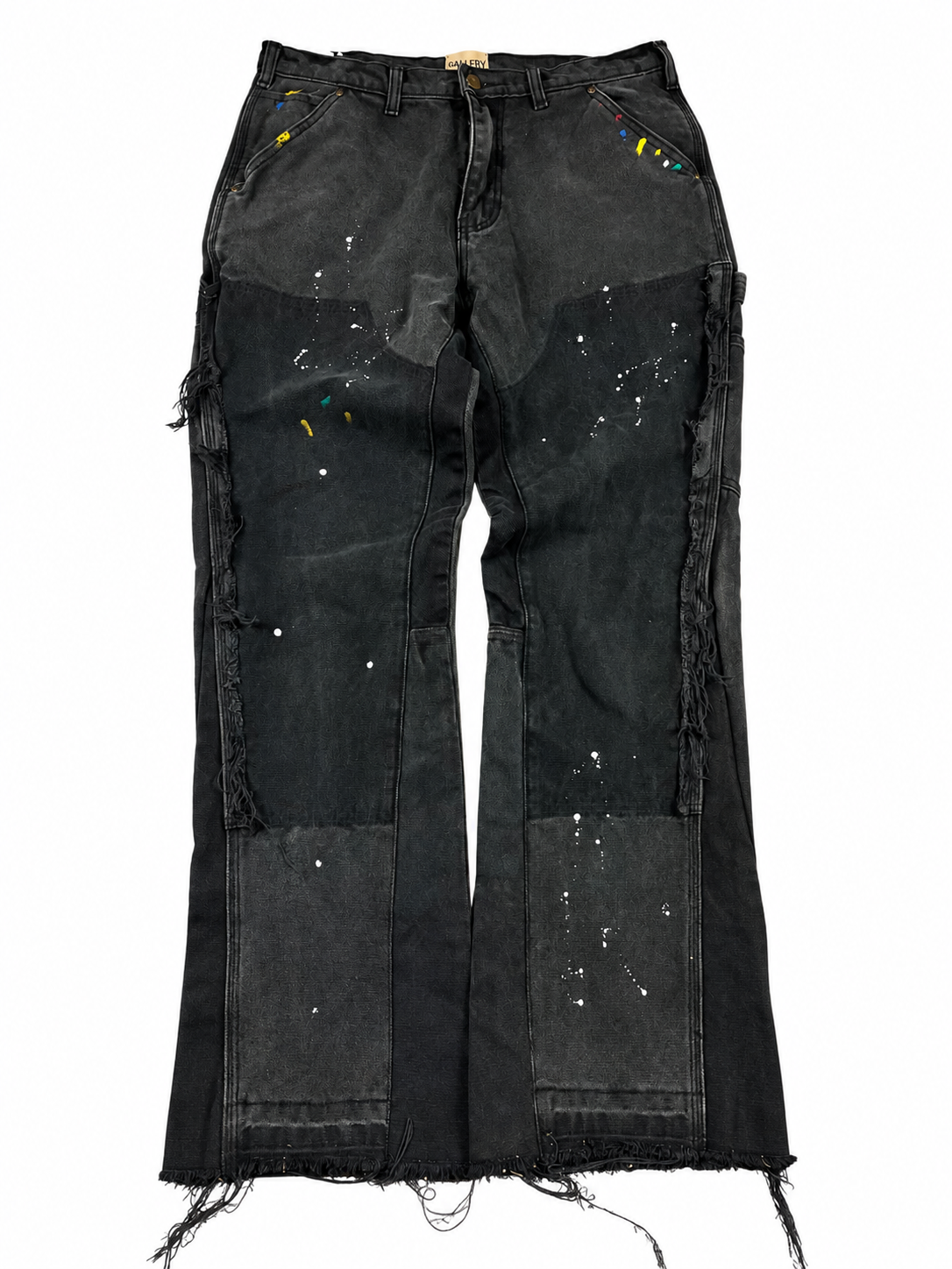 Gallery Dept. Flared Jeans Black "Paint & Patch Detail" (34/44)