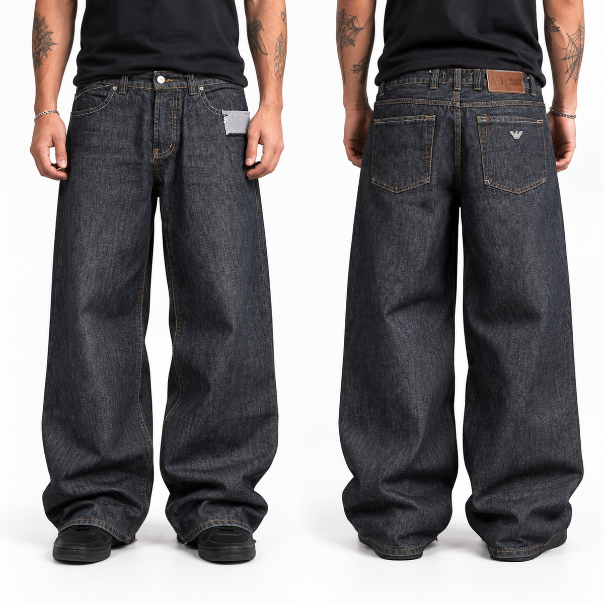 Armani Jeans Raw Denim Jeans Vintage Y2K 2000S "Raw Denim" (32/42)